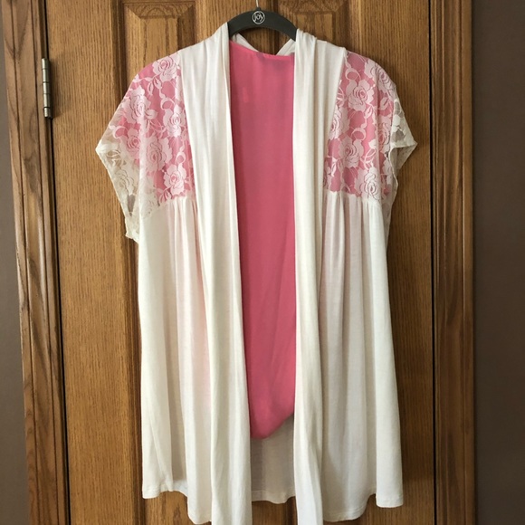 Lavish Sweaters - Creamy White Topper / Cardigan